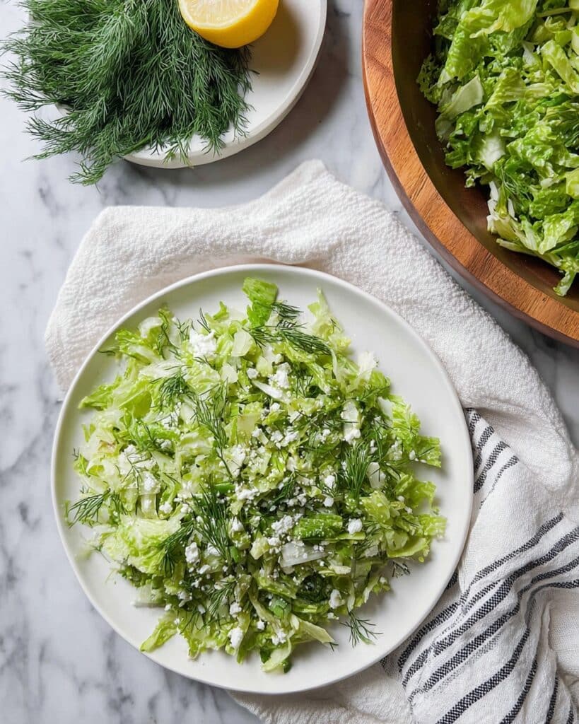 Maroulosalata (Greek Lettuce Salad) Recipe