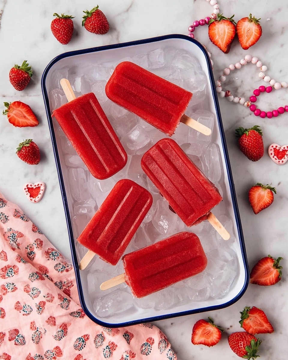Refreshing Strawberry Popsicles Recipe