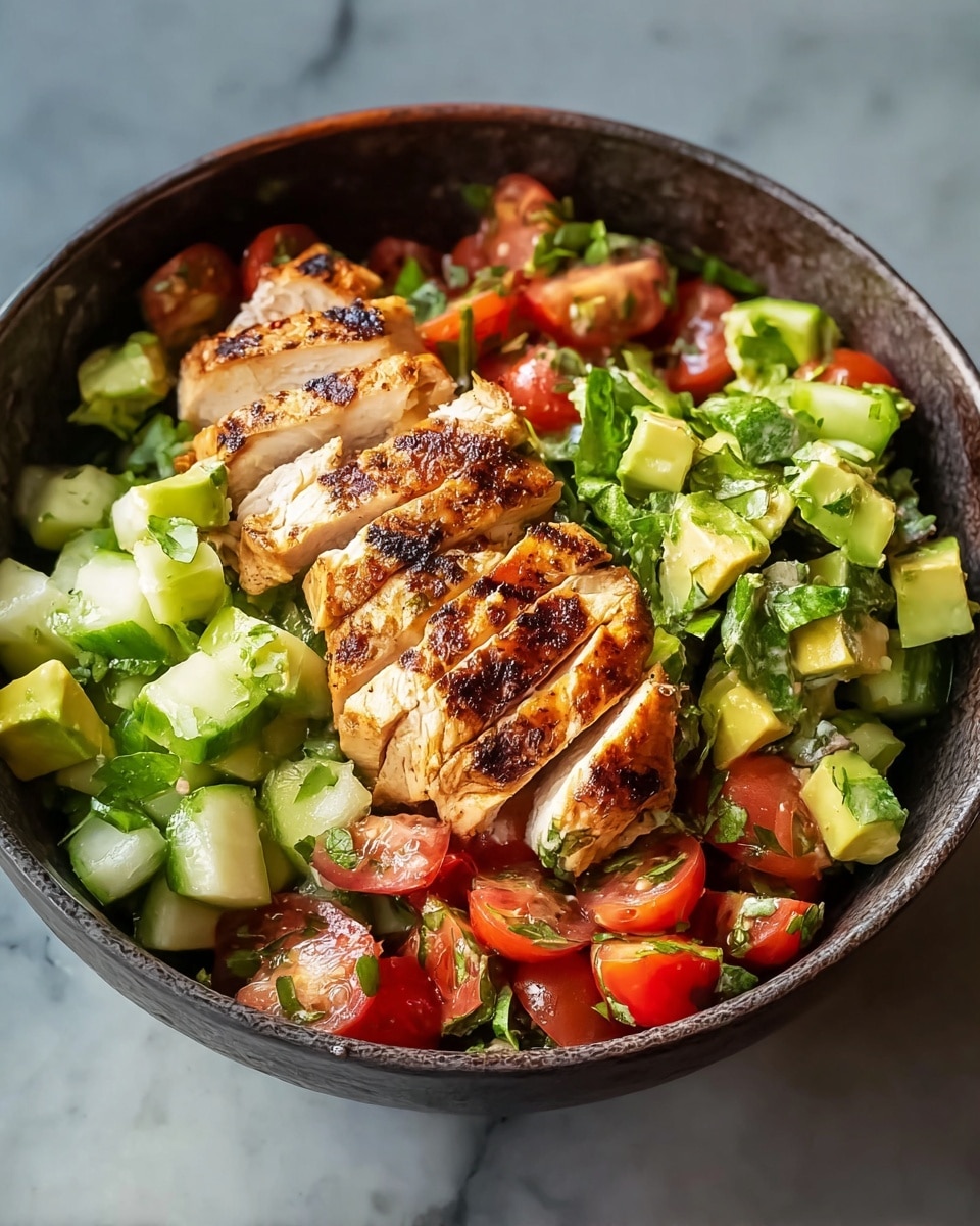 Healthy Avocado Chicken Salad Recipe