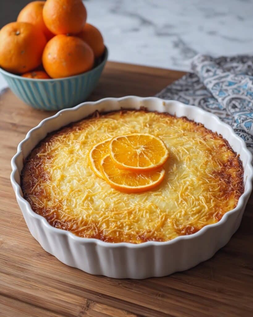 Kataifi Portokalopita with Coconut Recipe