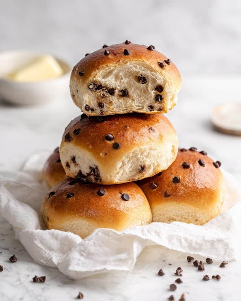 The Fluffiest Chocolate Chip Milk Buns Recipe