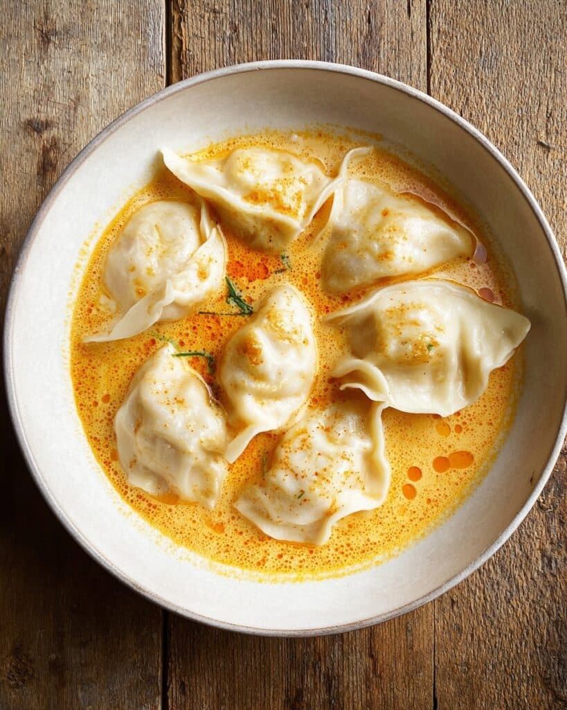 Thai Coconut Curry Dumpling Soup Recipe