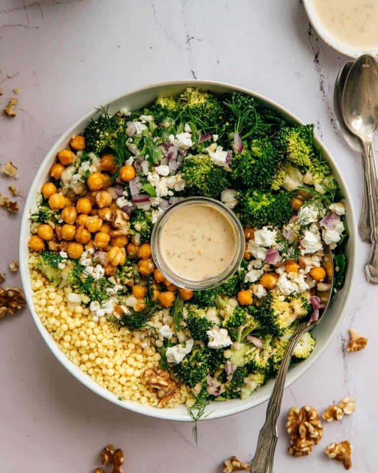 Warm Broccoli Couscous Salad Recipe