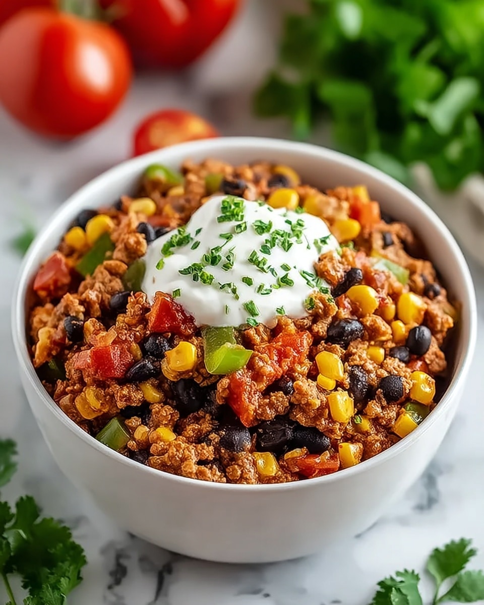 Easy Ground Turkey Taco Skillet (One-Pan Meal) Recipe