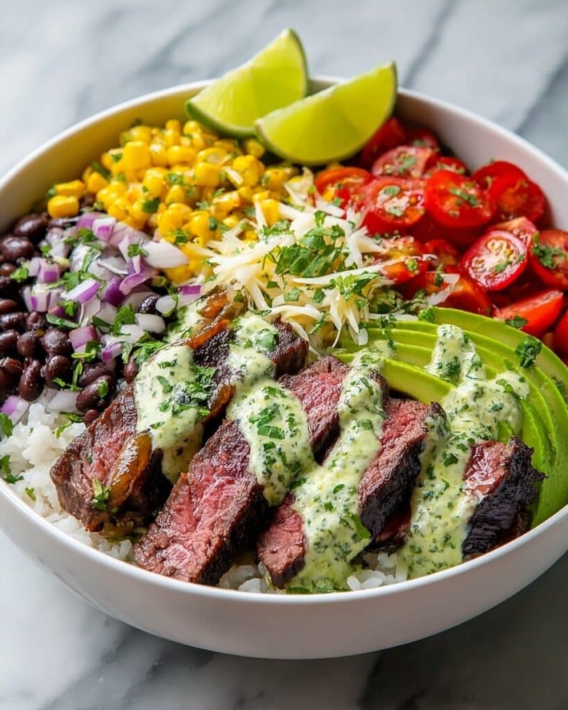Cilantro Lime Steak Bowls Recipe